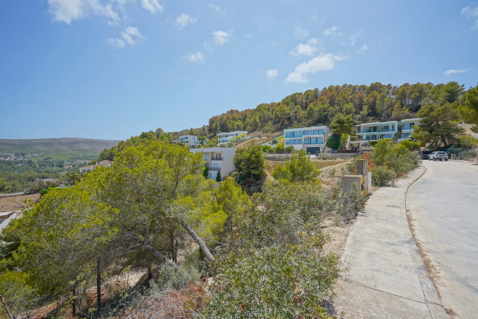 4402JAV 3 angrenzende Baugrundstücke mit Meerblick zum Verkauf in Jávea