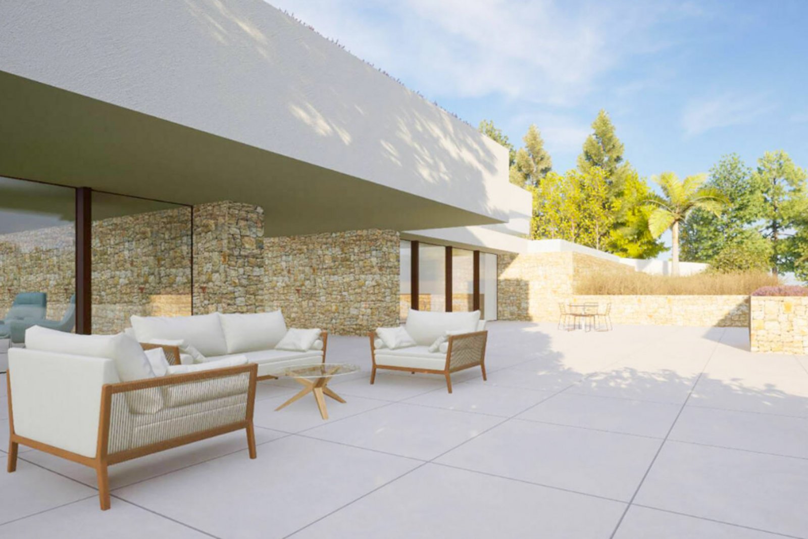 C4XY8156MOR Riesige moderne Villa mit Meerblick zum Verkauf in Moraira.