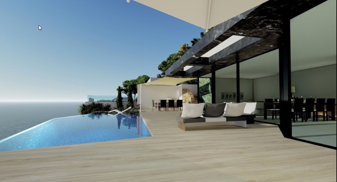 3231CAL Neu gebaute Villa mit Meerblick in Calpe zu verkaufen