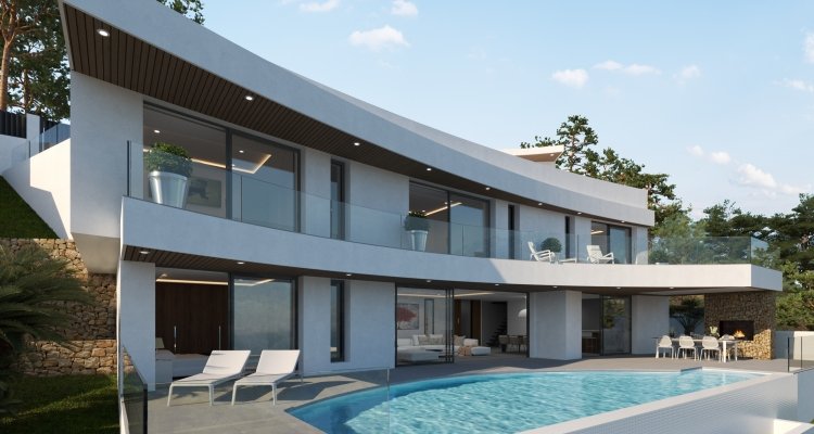 2032JAV Lizensiertes Baugrundstück mit atemberaubendem Meerblick in Javea zu verkaufen