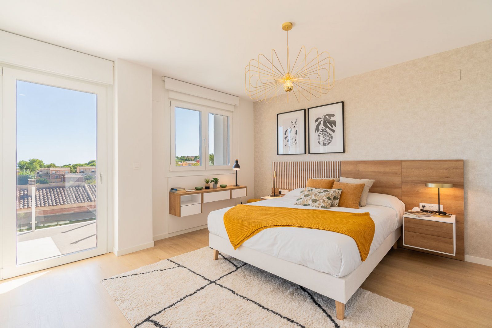 8237NUC Neubau-Doppelhaushälften mit Panoramablick auf das Meer zum Verkauf in La Nucía.