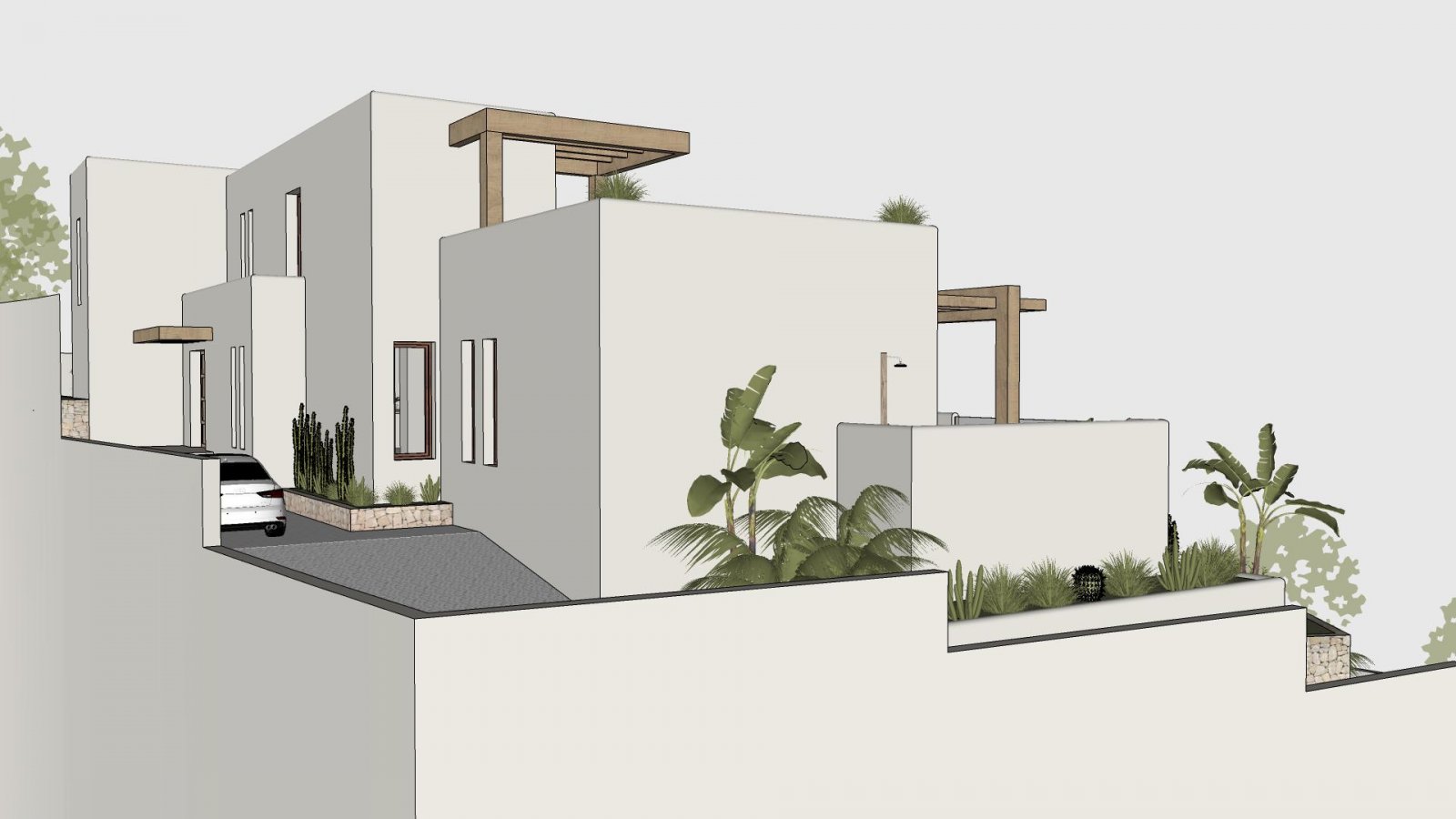 4587BEN Luxuriöse Neubauvilla mit Meerblick zum Verkauf in Benissa