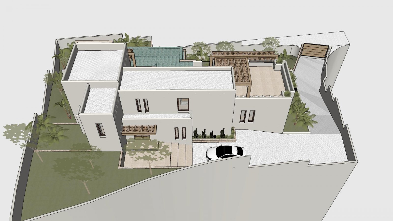 4587BEN Luxuriöse Neubauvilla mit Meerblick zum Verkauf in Benissa