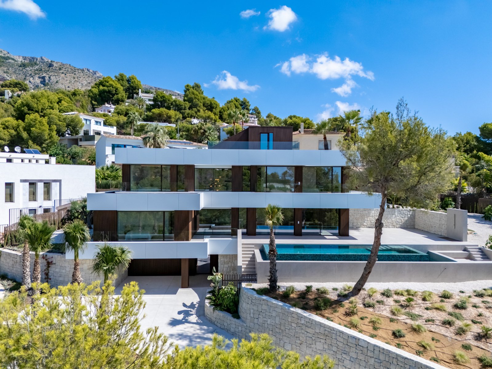 Altea: 4405ALT Fantastische Neubauvilla mit Meerblick zum Verkauf in Altea 