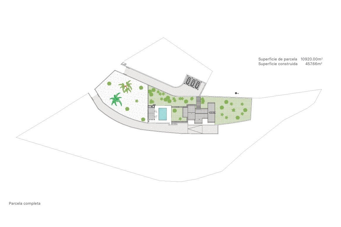 4516TEU Modernes Finca-Projekt mit beantragter Lizenz auf großem Grundstück in Teulada-Moraira