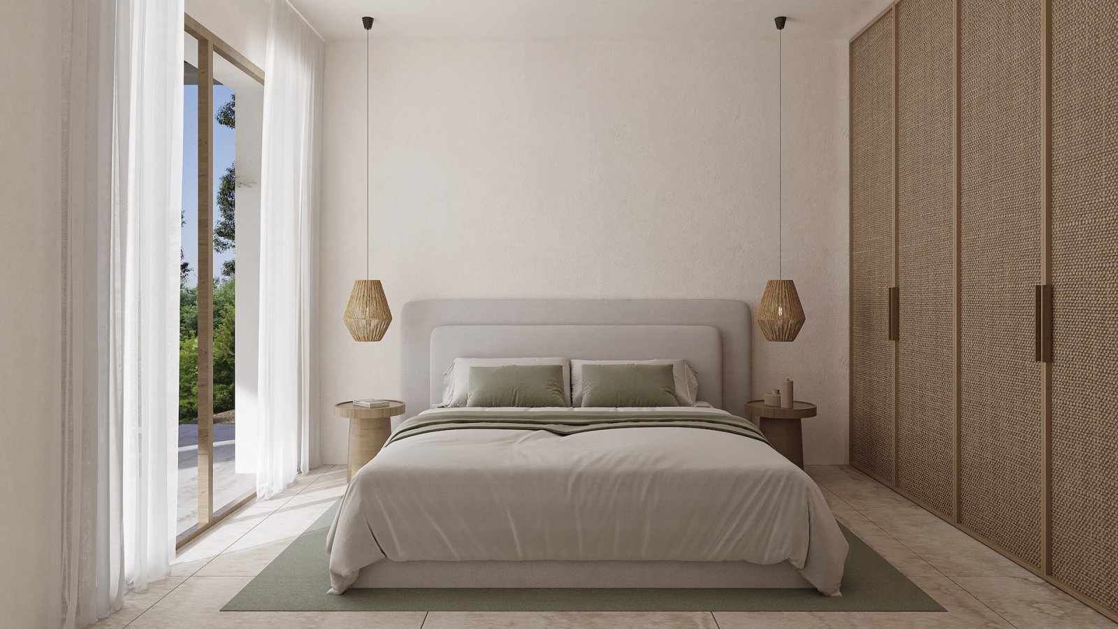 4554BEN Villa im Ibiza-Stil mit Meerblick zum Verkauf in La Fustera, Benissa