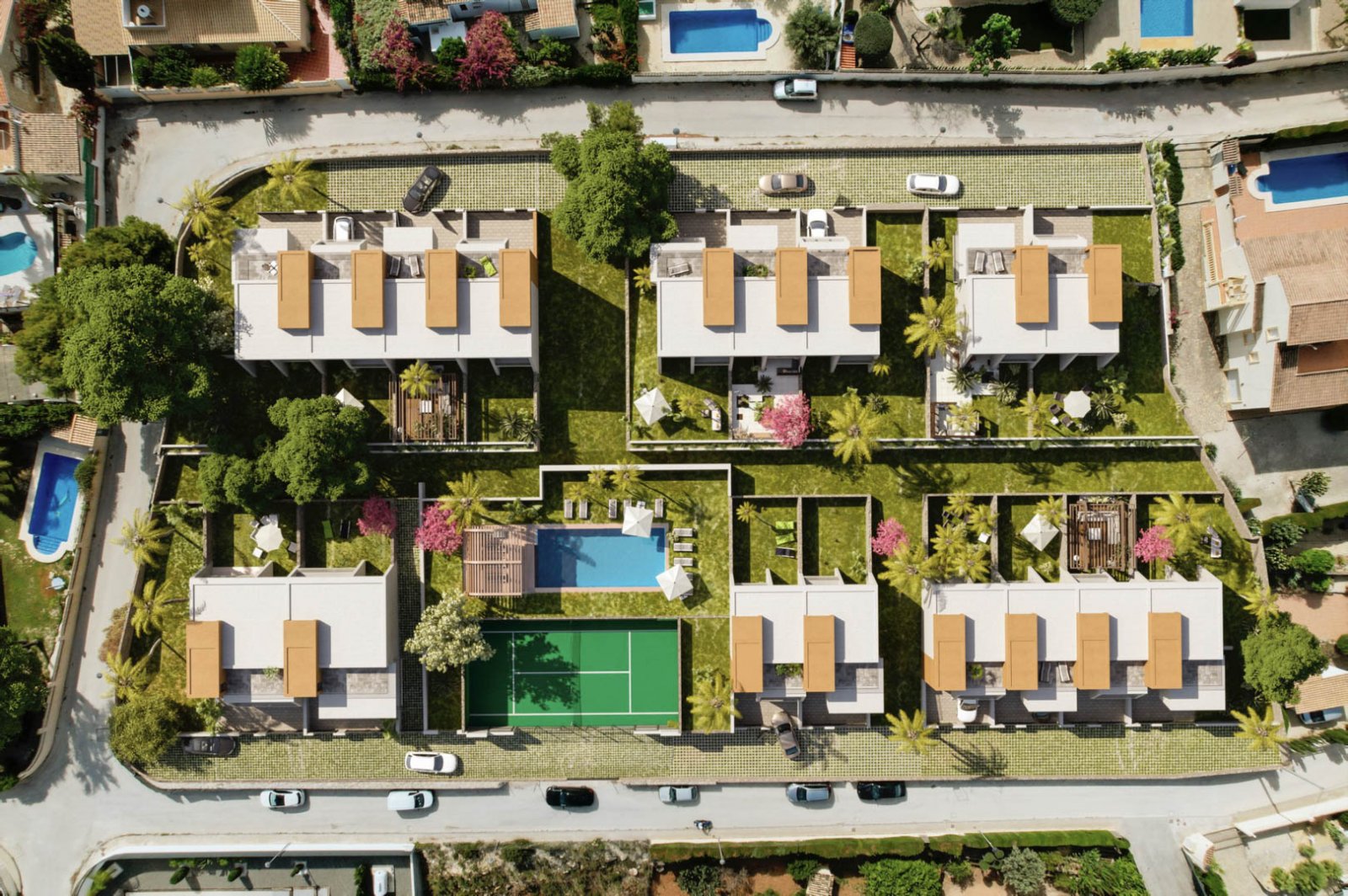 4568CAL Moderne Neubau-Doppelhaushälfte zum Verkauf in Calpe