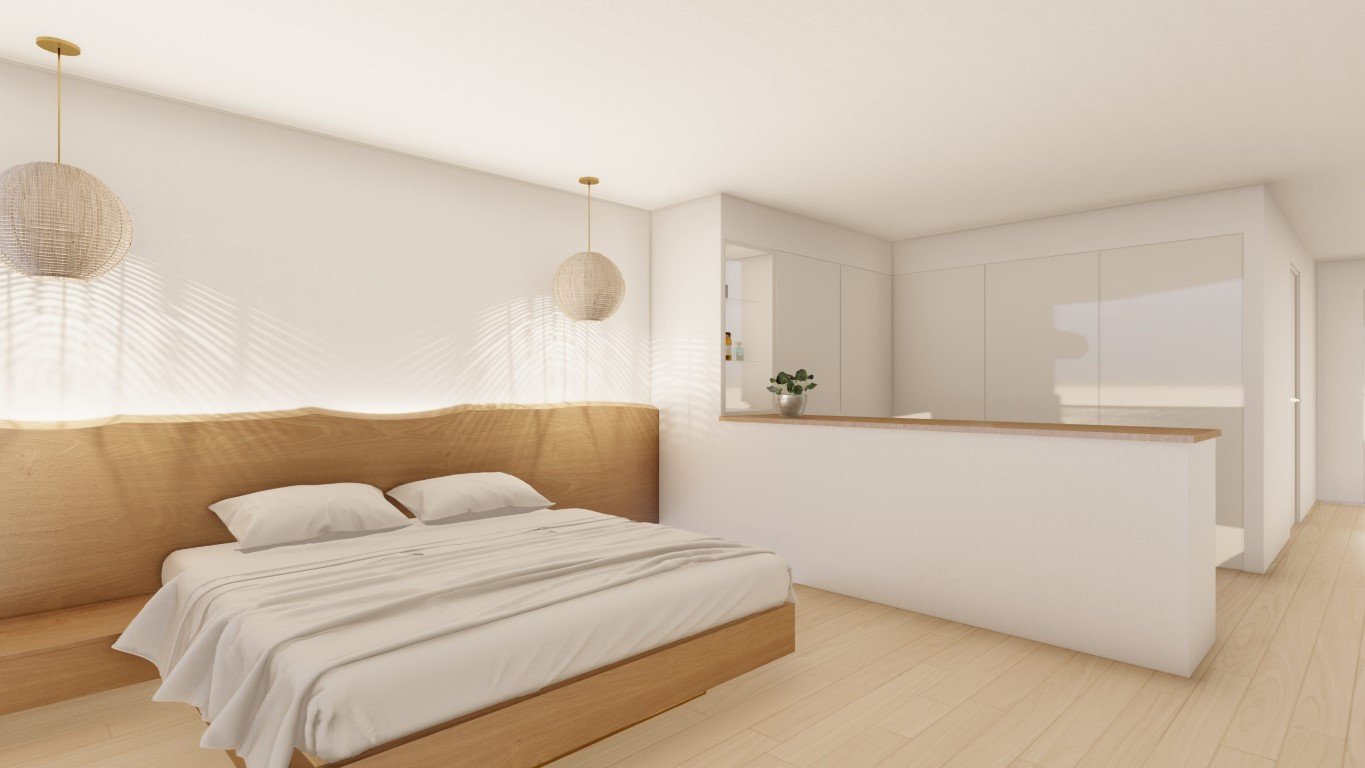 6358MOR Wunderschöne Villa im Ibiza-Stil mit Meerblick im Bau zum Verkauf in Moraira