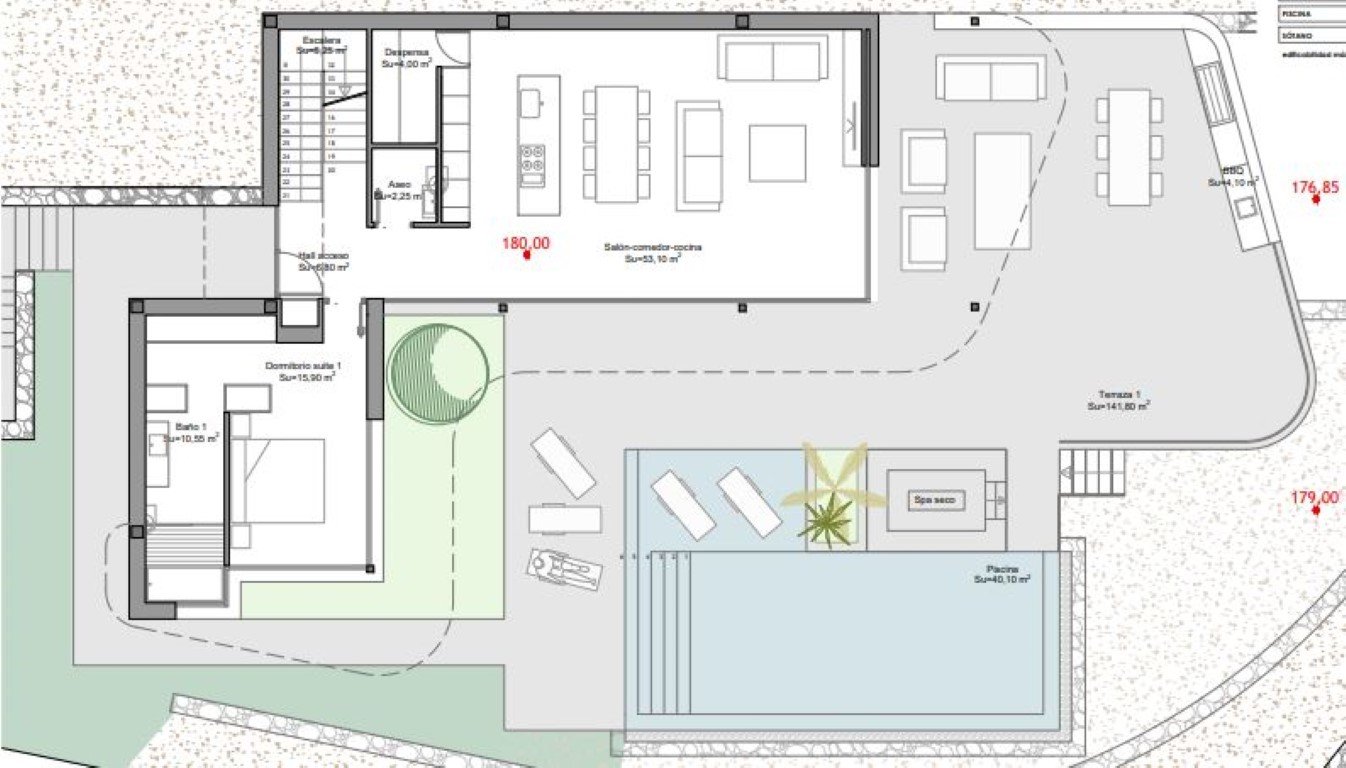 4043BELL Luxuriöse Villa mit Meerblick in Cumbre del Sol zu verkaufen