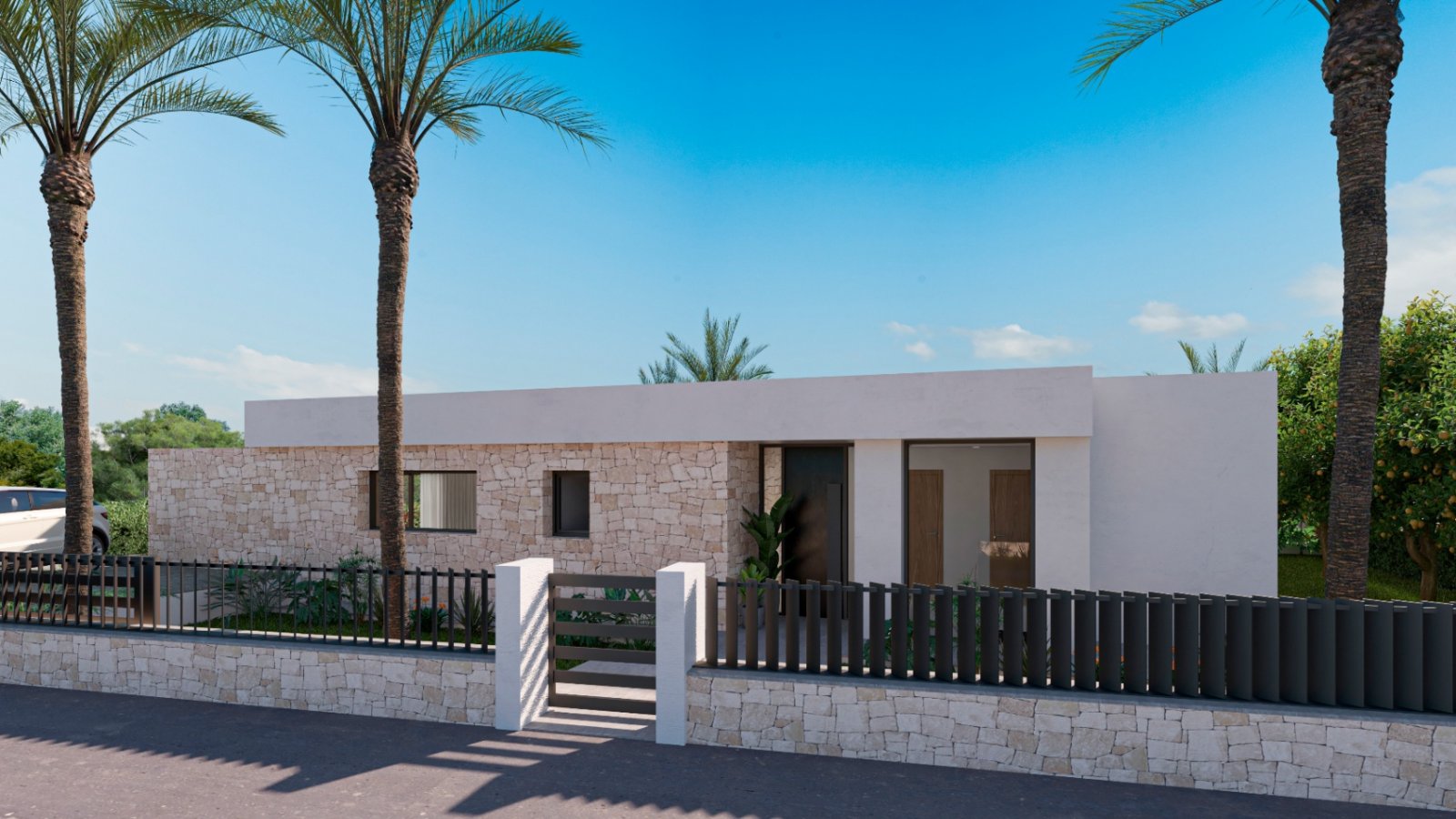 3628DEN Moderne neu gebaute Villa mit Meerblick in Denia zu verkaufen