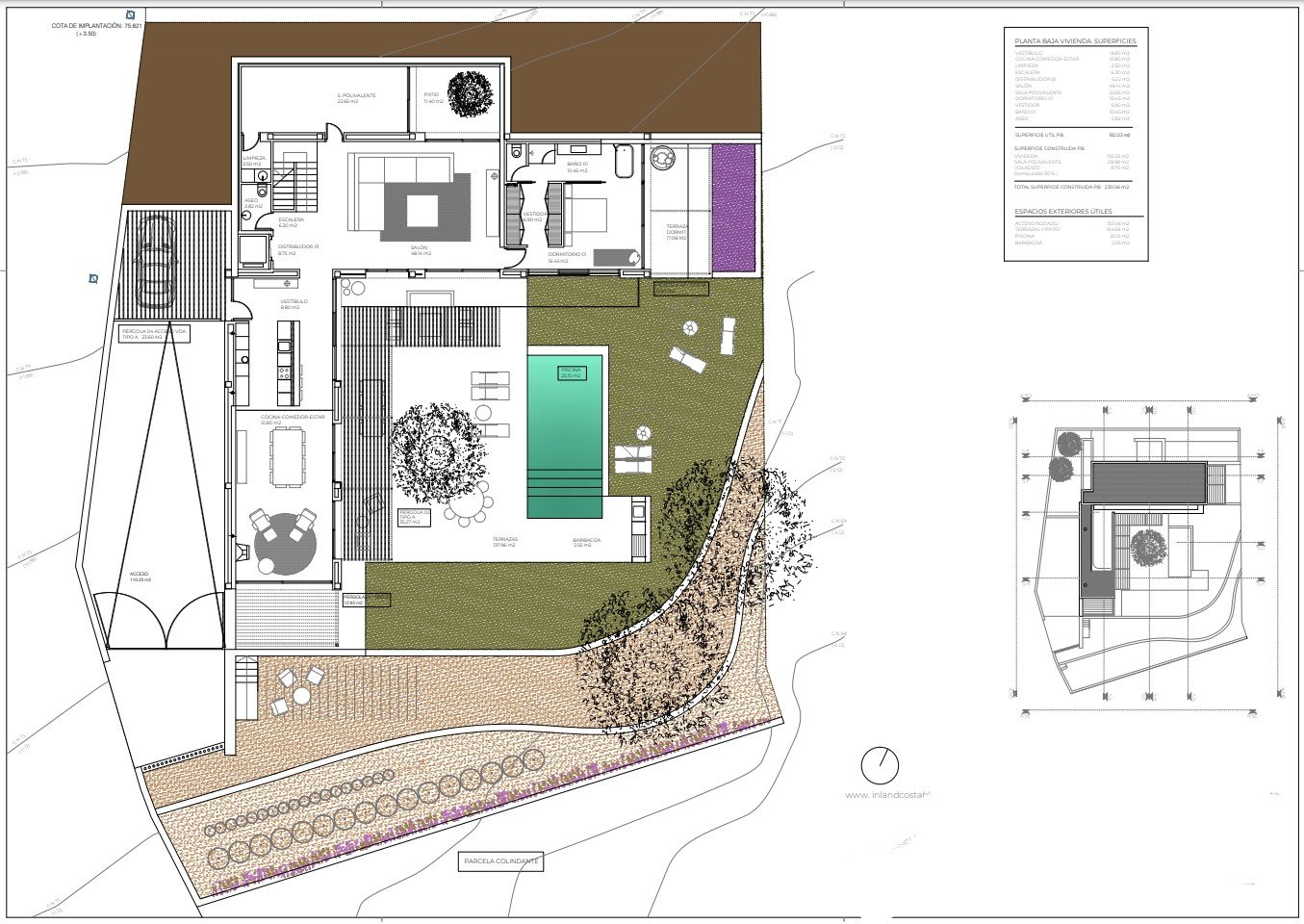 3631CAL Wunderschöne mediterrane Neubauvilla mit Meerblick zum Verkauf in Calpe