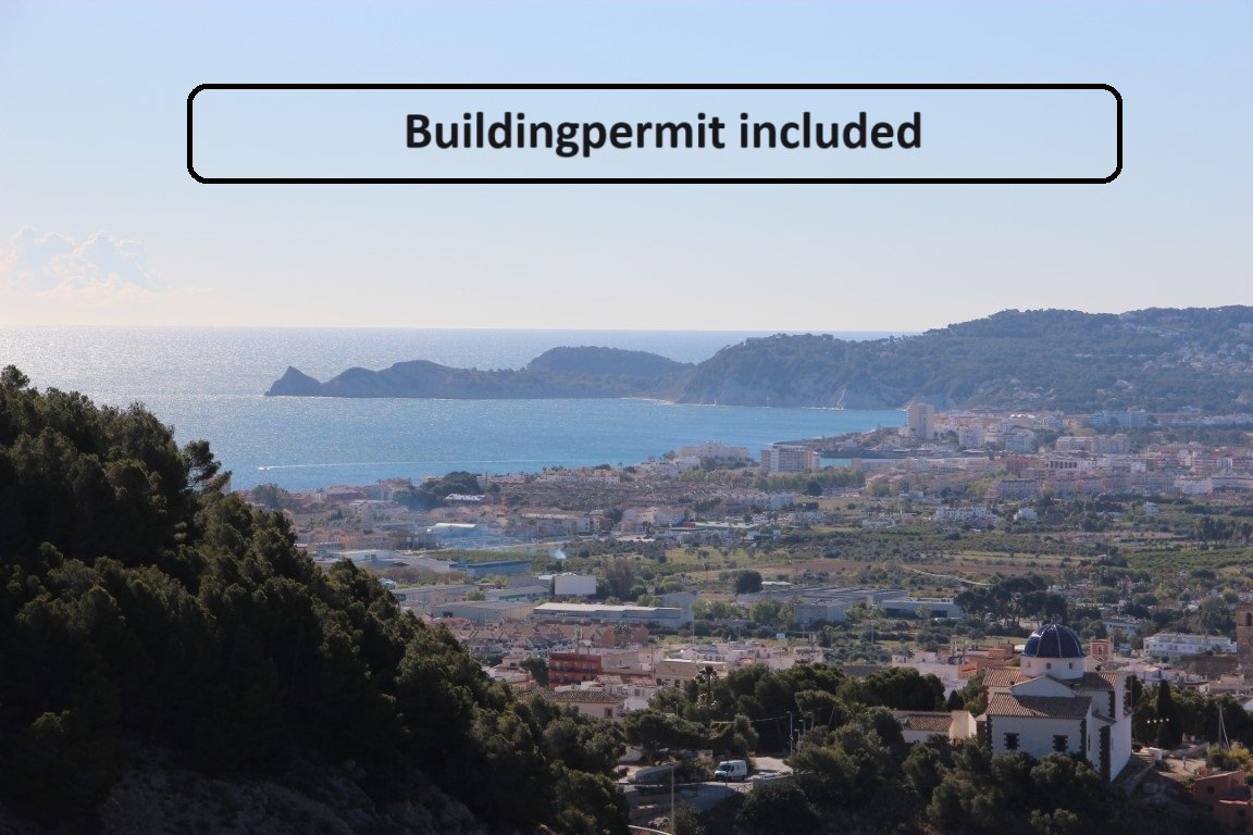2032JAV Lizensiertes Baugrundstück mit atemberaubendem Meerblick in Javea zu verkaufen