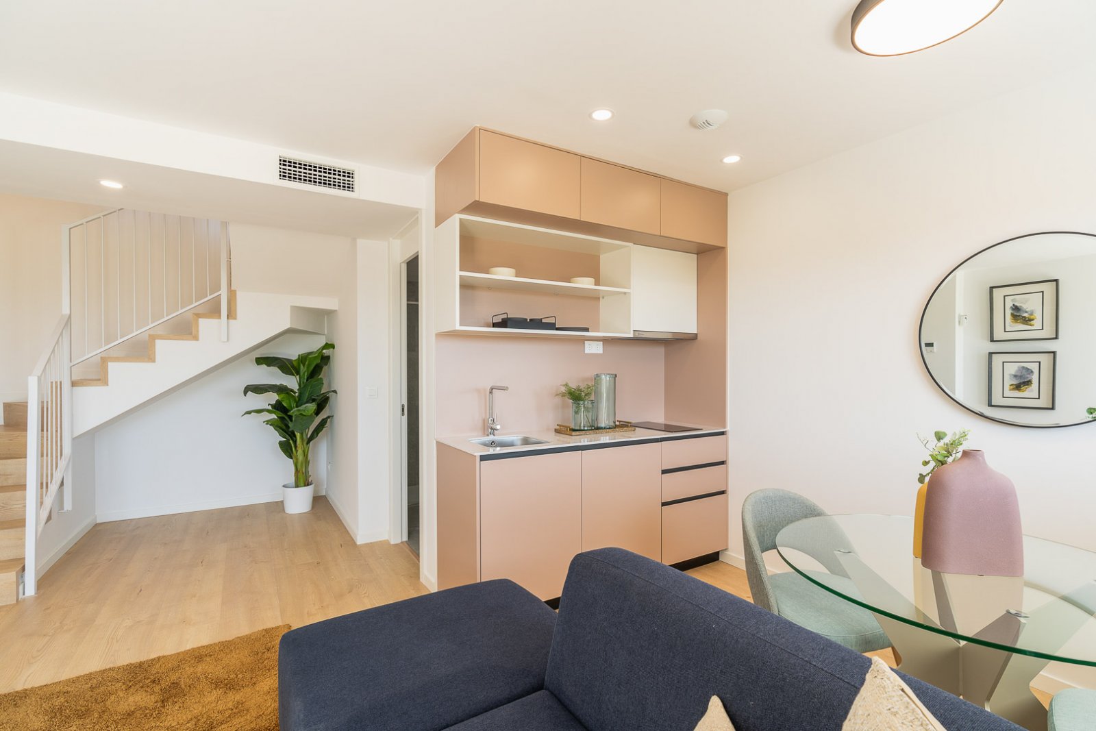 8237NUC Neubau-Doppelhaushälften mit Panoramablick auf das Meer zum Verkauf in La Nucía.