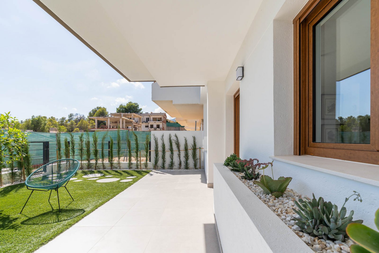 8237NUC Neubau-Doppelhaushälften mit Panoramablick auf das Meer zum Verkauf in La Nucía.