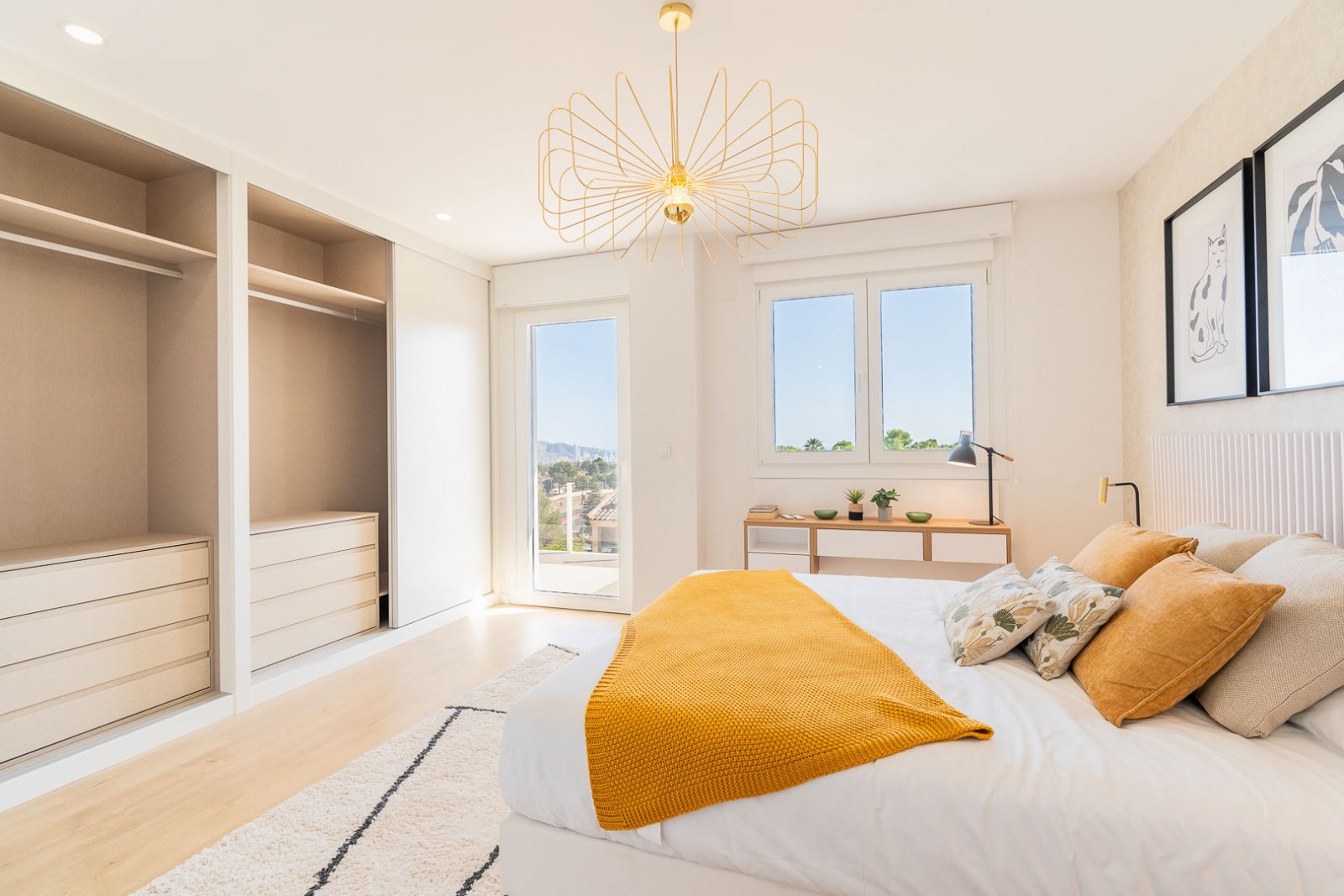 8237NUC Neubau-Doppelhaushälften mit Panoramablick auf das Meer zum Verkauf in La Nucía.