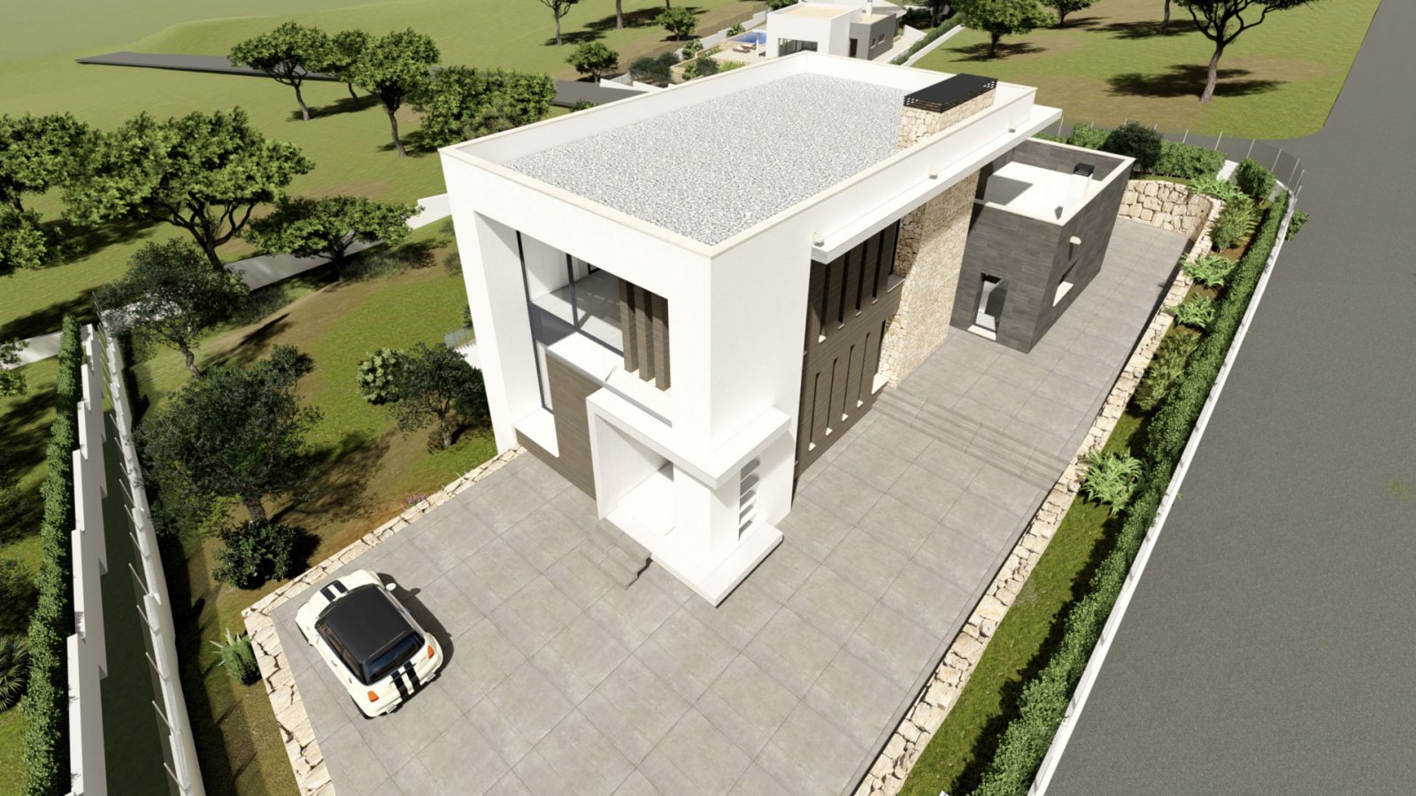 4480JAV Fantastische Neubauvilla im Bau zum Verkauf in Jávea