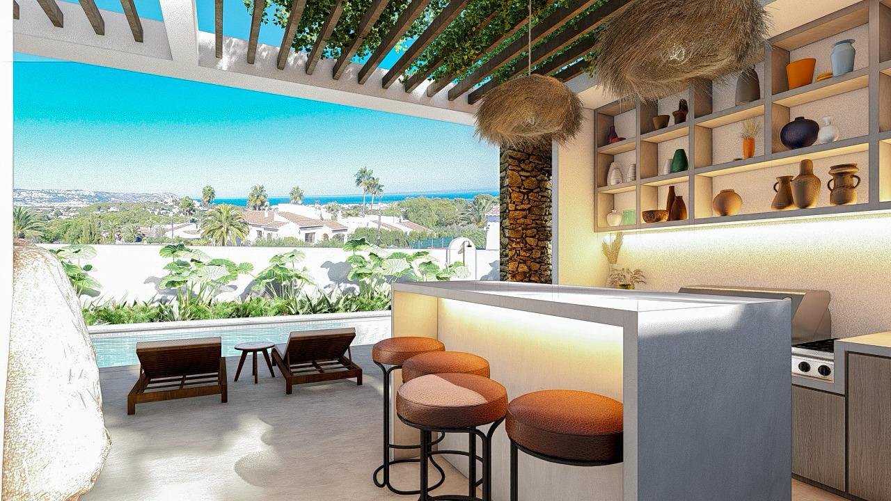 4539JAV Neubauvilla zum Verkauf in Pinosol Jávea