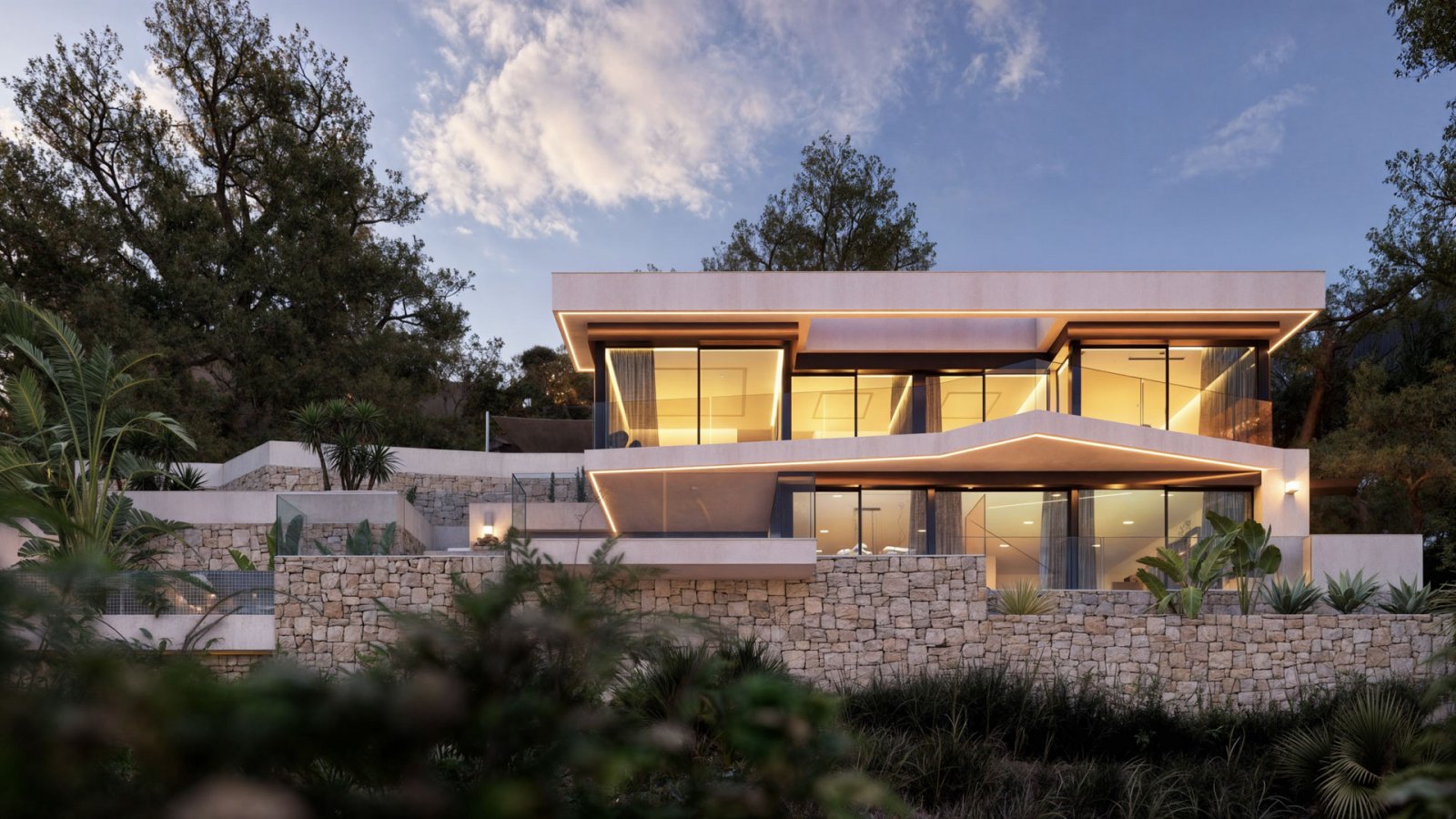 4552BEN Luxuriöse Villa mit Meerblick und Baugenehmigung zum Verkauf in Raco de Galeno