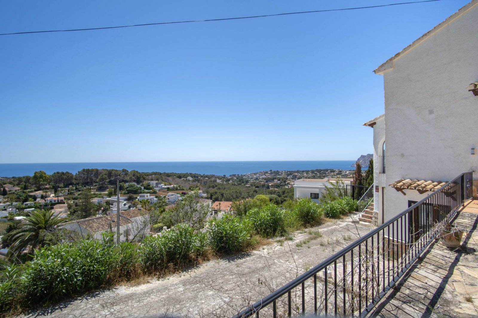 C4XY4527BEN Grundstück/Renovierungsprojekt mit Panoramablick auf das Meer zum Verkauf in Racó del Galeno, Benissa