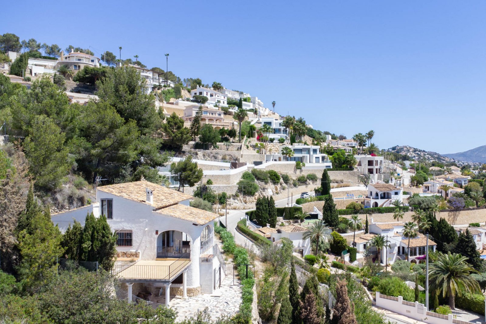 C4XY4527BEN Grundstück/Renovierungsprojekt mit Panoramablick auf das Meer zum Verkauf in Racó del Galeno, Benissa