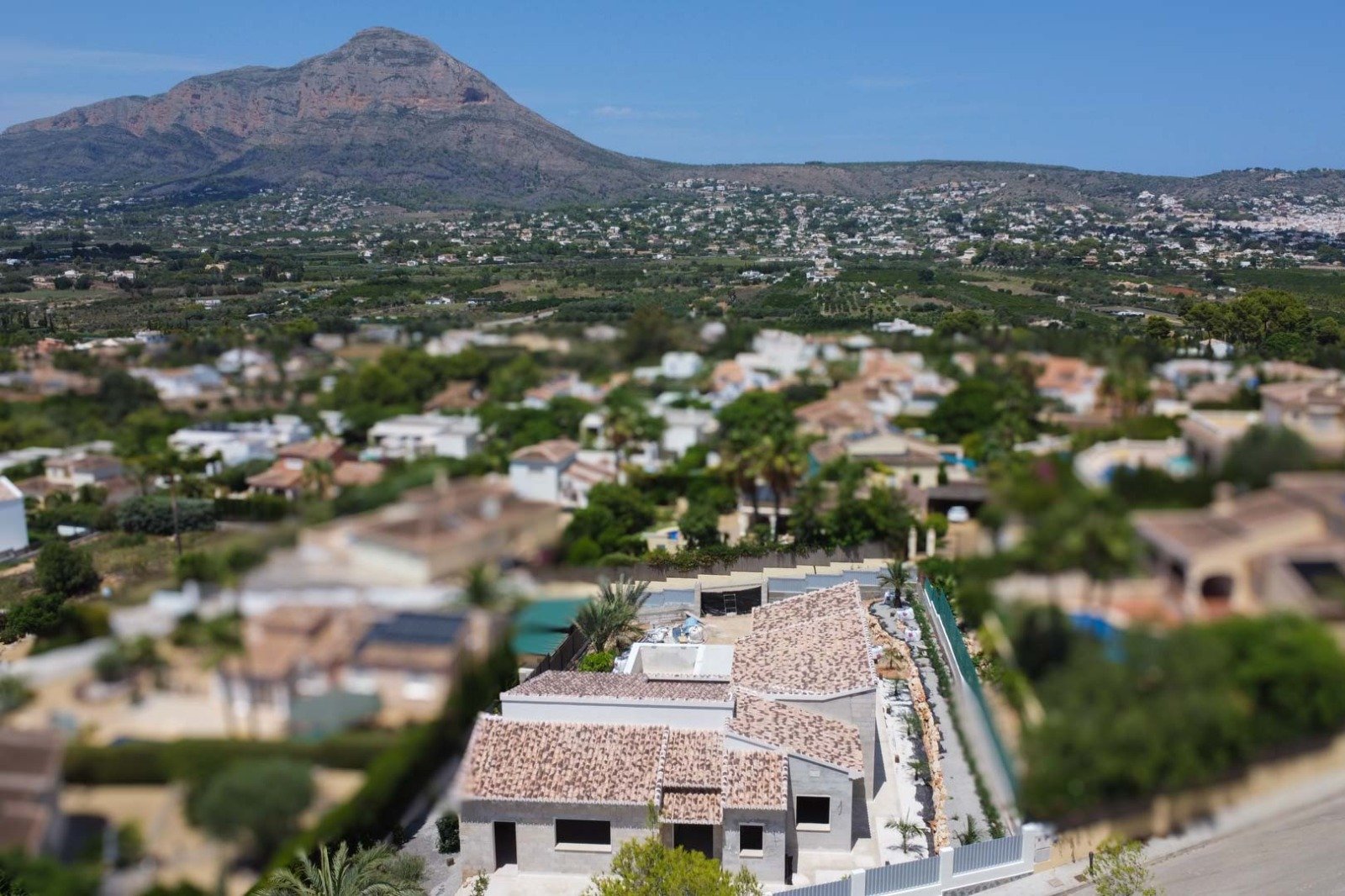 4551JAV Schöne traditionelle Neubauvilla zum Verkauf in Piver, Jávea