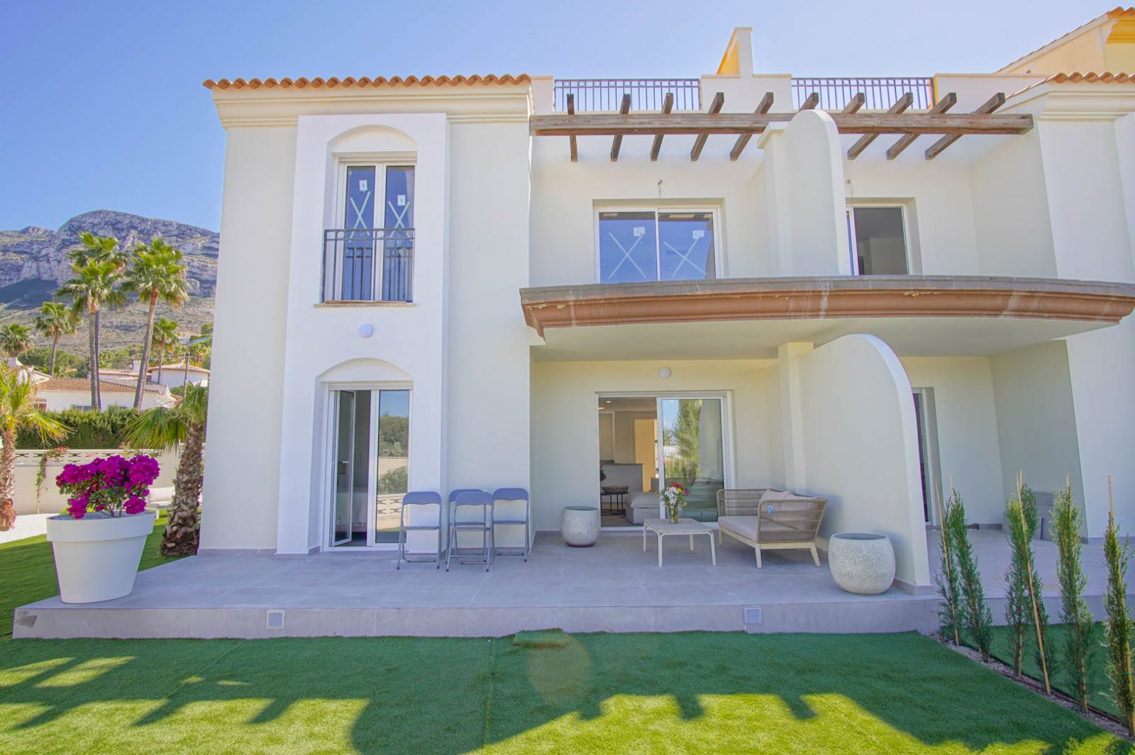 C4XY8170DEN Erdgeschosswohnung im Bau mit großem Garten und Bergblick in Zentrumsnähe zu verkaufen in Denia