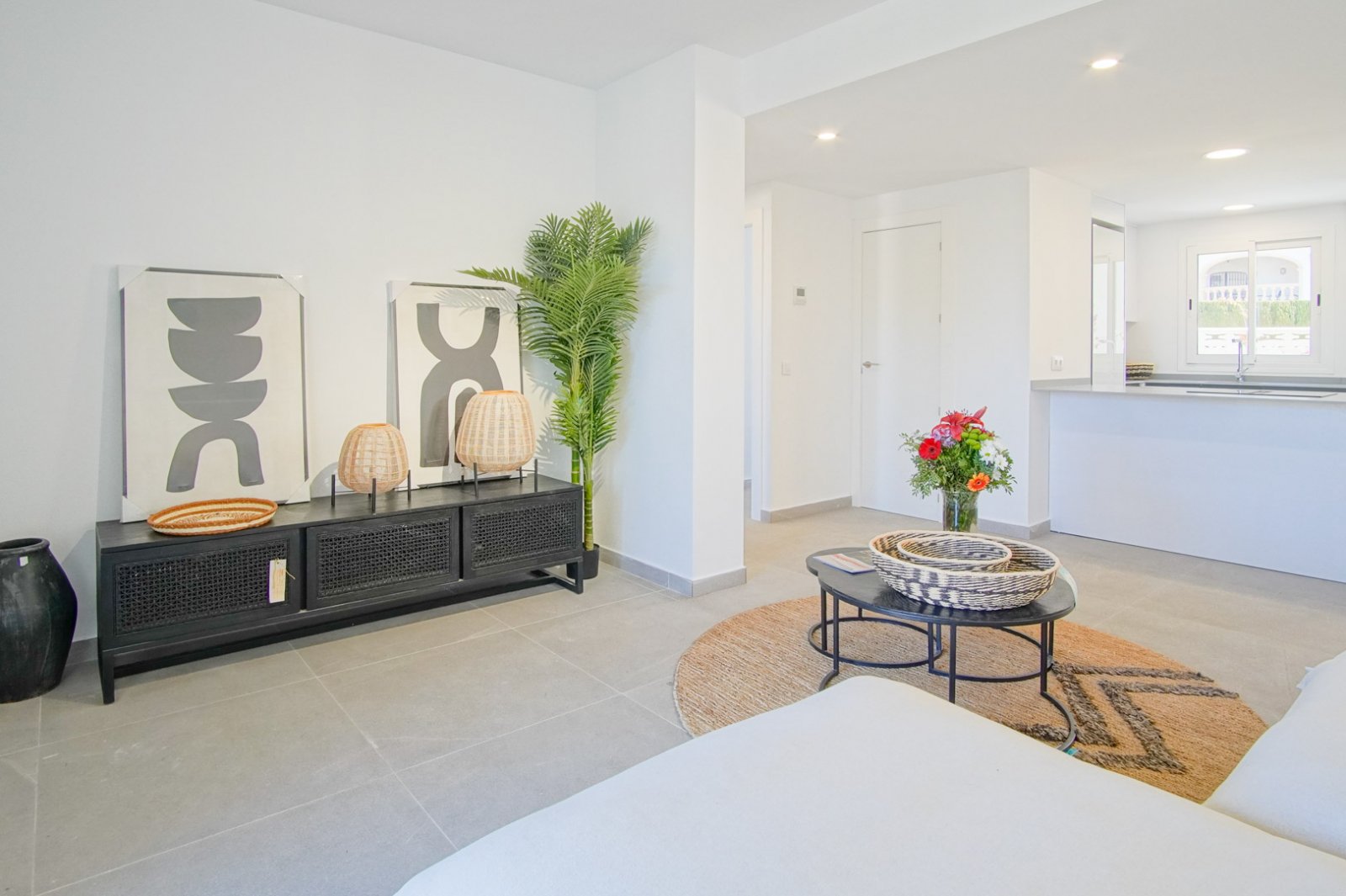 C4XY8170DEN Erdgeschosswohnung im Bau mit großem Garten und Bergblick in Zentrumsnähe zu verkaufen in Denia