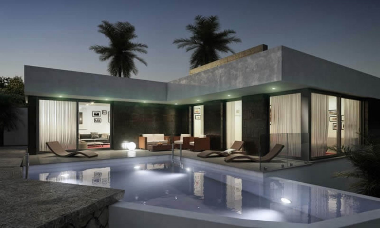 3315PED Moderne Neubauvilla in Pedreguer zu verkaufen