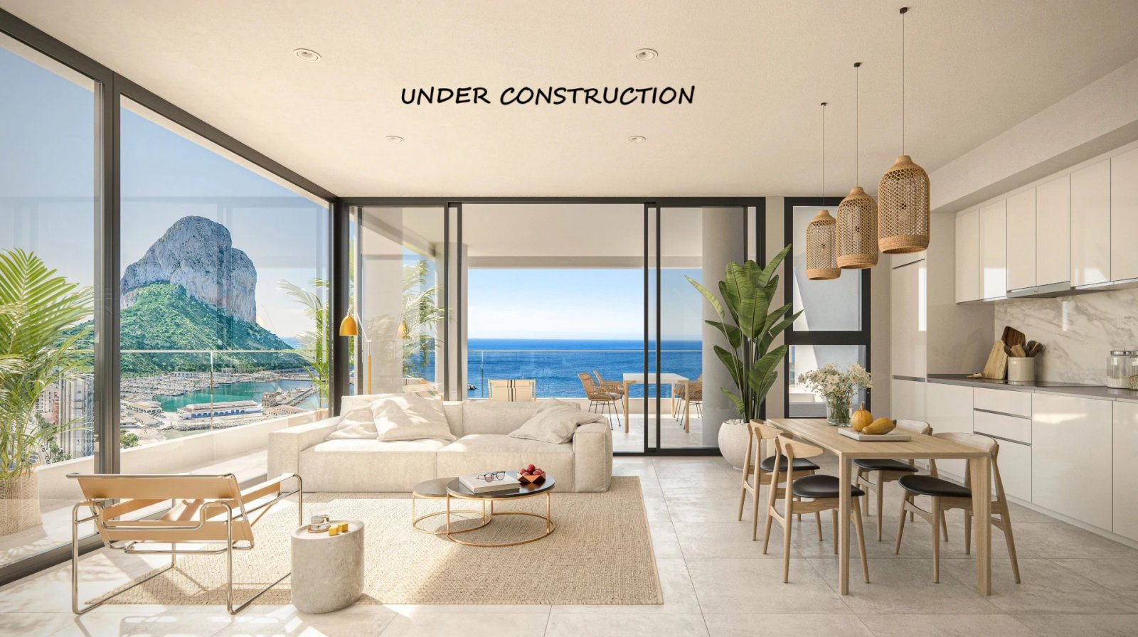 Calpe: C4CY4505CAL Fantastische Wohnung mit Meerblick im Bau in Calpe Calpe: C4CY4505CAL Fantastische Wohnung mit Meerblick im Bau in Calpe