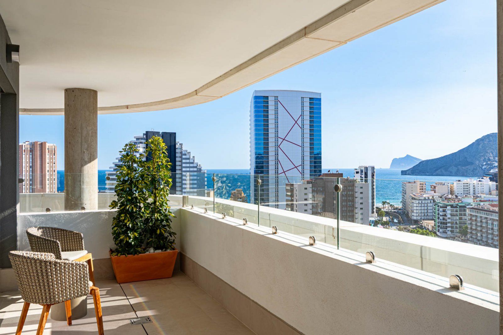 C4XY8301CAL Penthouse mit Meerblick zum Verkauf in Calpe.