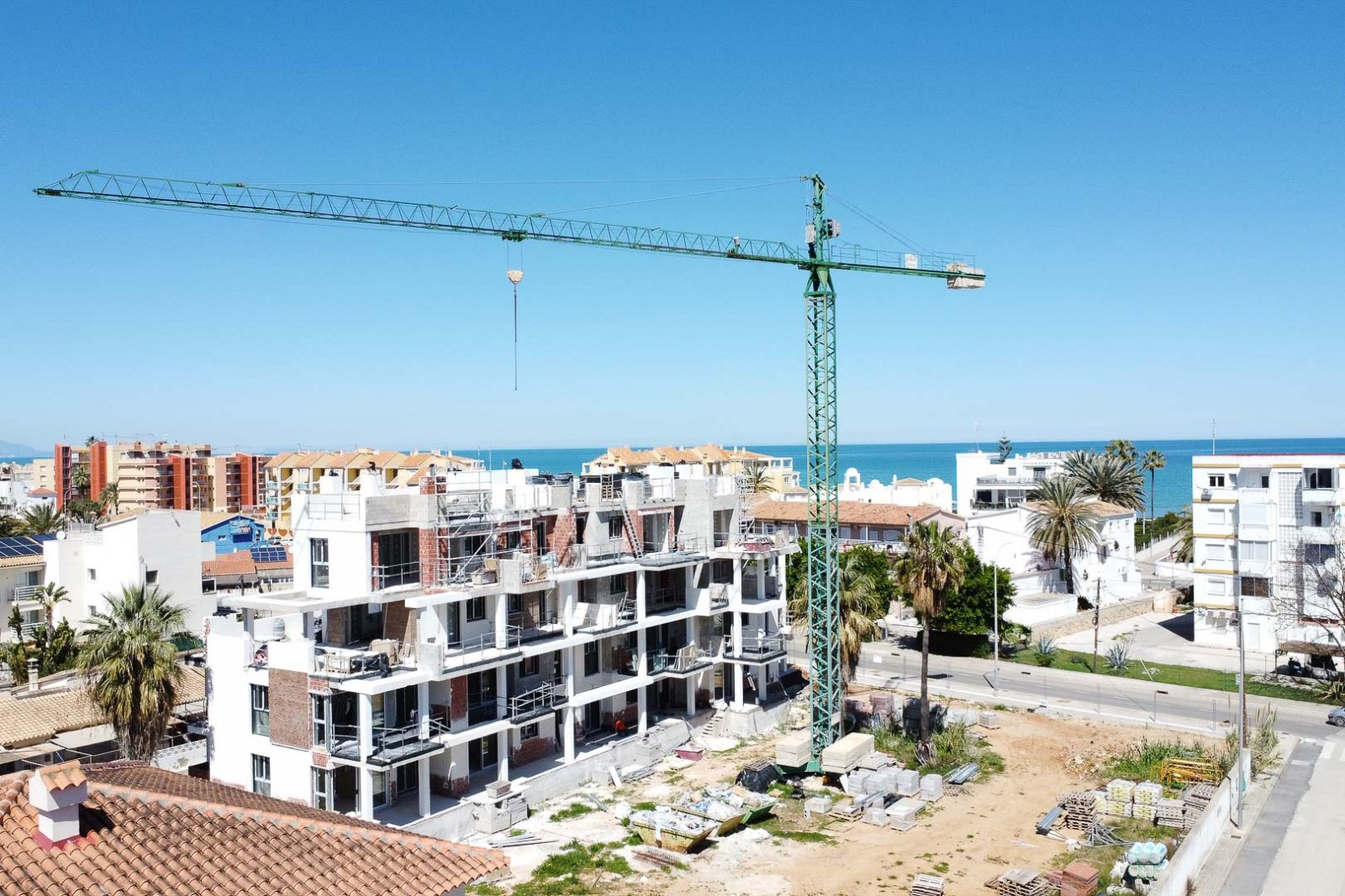 8190DEN Neubauwohnungen im Bau, ganz in der Nähe des Strandes und des Zentrums, zum Verkauf in Dénia.