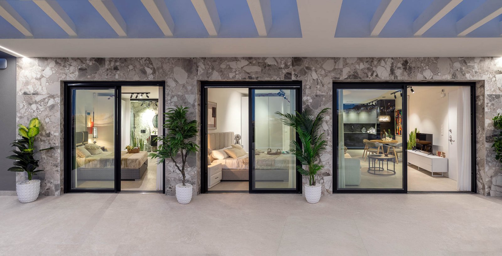 8227FIN Projekt von modernen Wohnungen im Bau mit Meerblick zum Verkauf in Finestrat