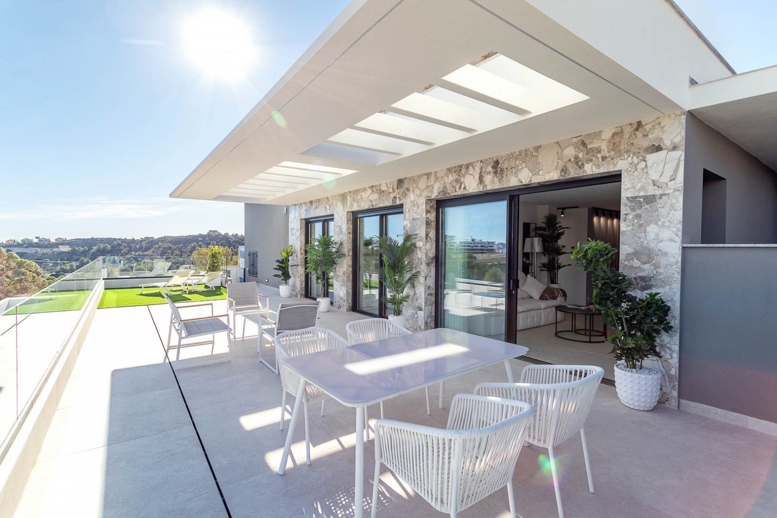 8227FIN Projekt von modernen Wohnungen im Bau mit Meerblick zum Verkauf in Finestrat