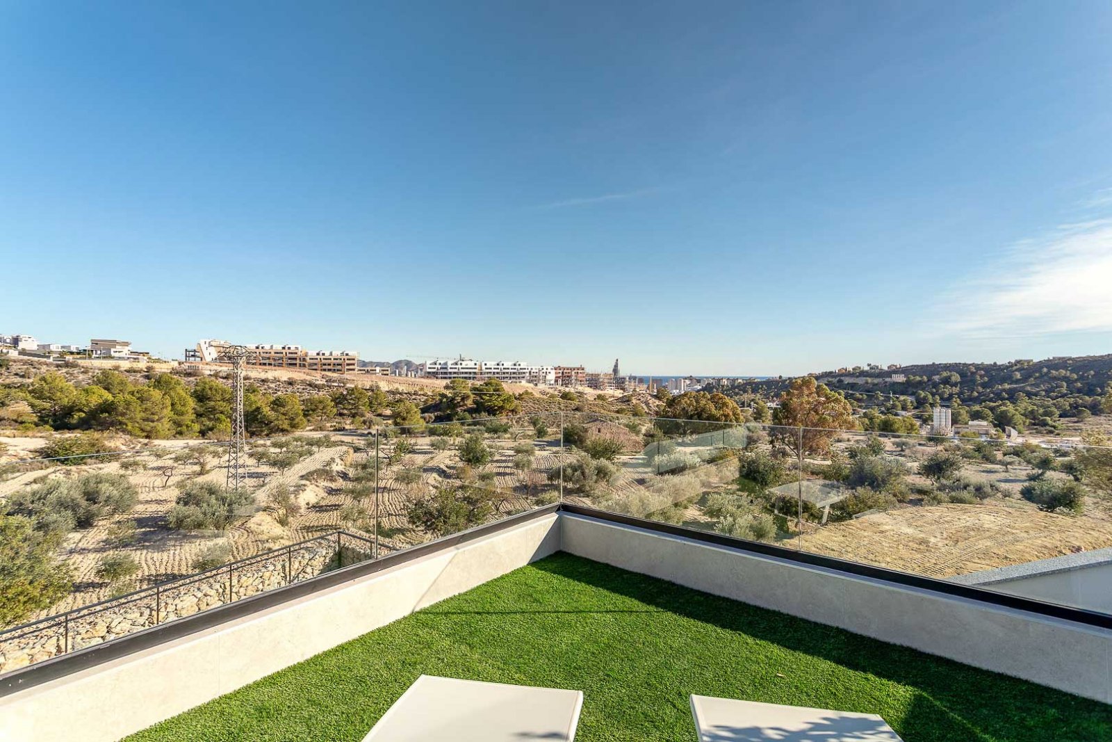 8227FIN Projekt von modernen Wohnungen im Bau mit Meerblick zum Verkauf in Finestrat