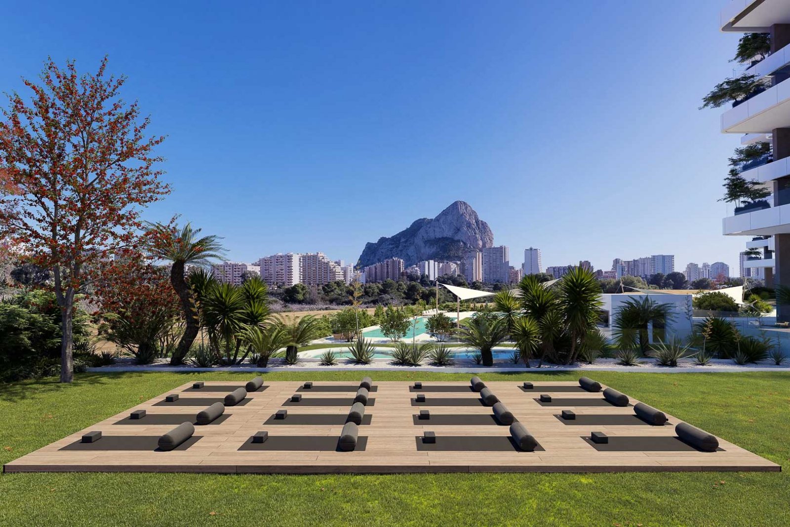 8265CAL Im Bau befindliche Luxusapartments mit Meerblick zum Verkauf in Calpe.