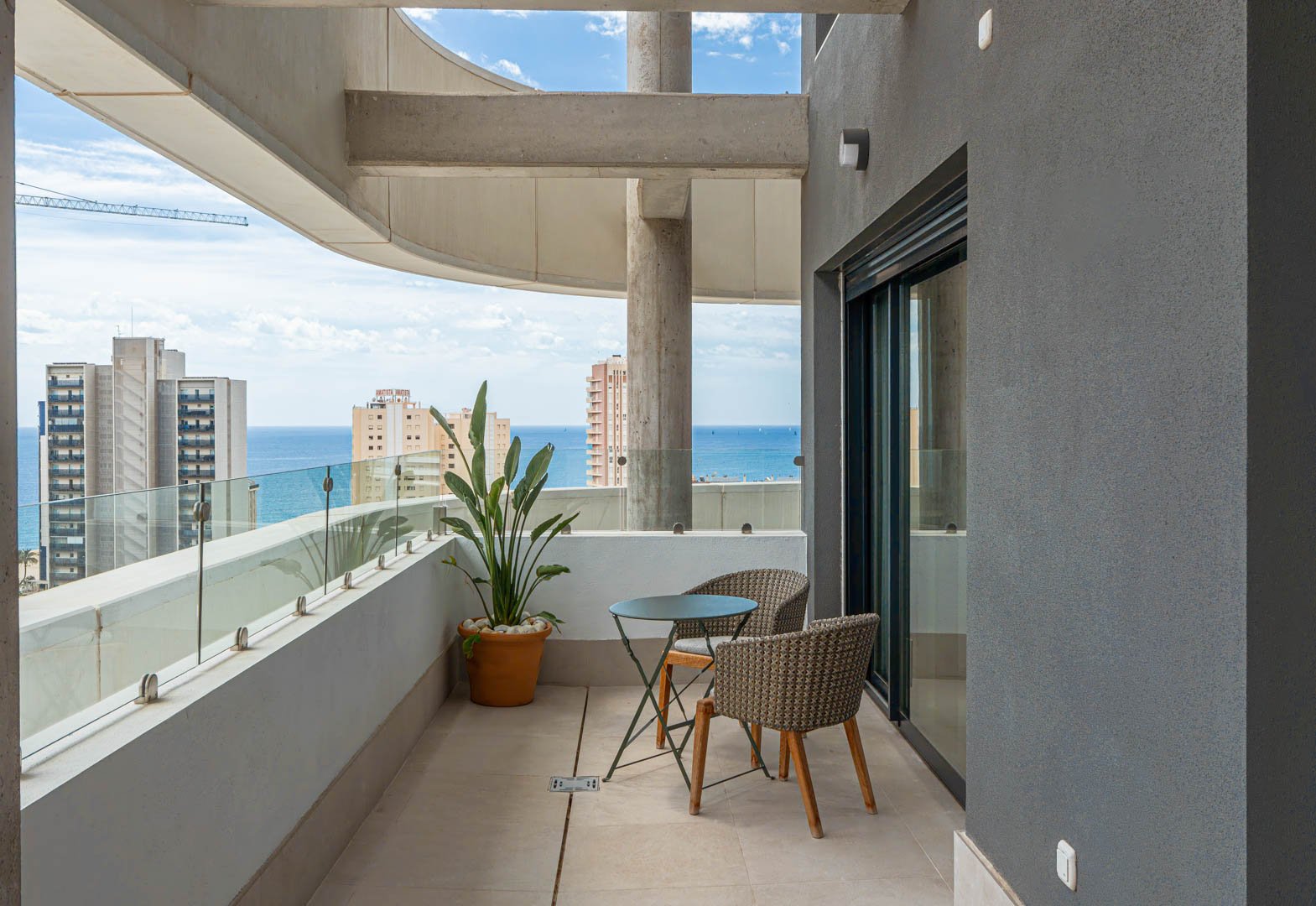 C4XY8301CAL Penthouse mit Meerblick zum Verkauf in Calpe.