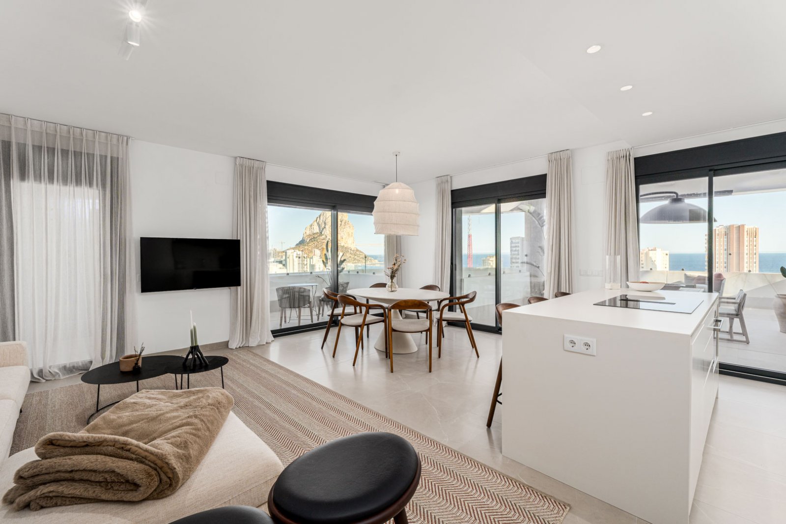 C4XY8301CAL Penthouse mit Meerblick zum Verkauf in Calpe.