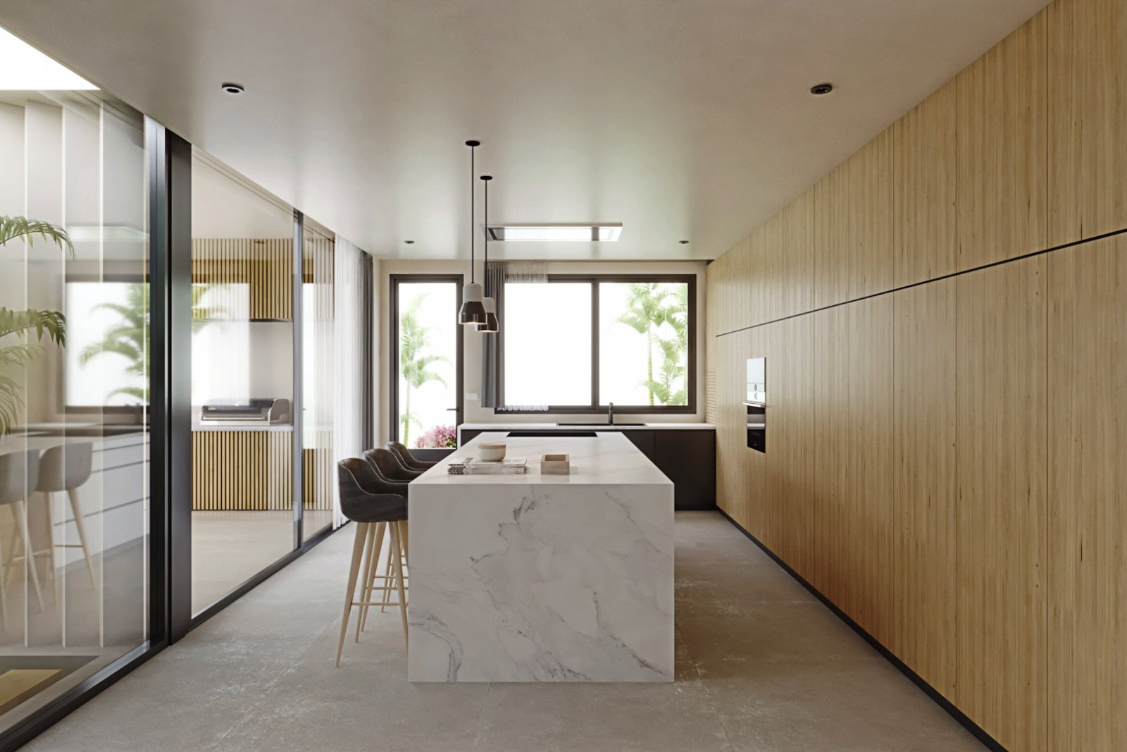 C4XY8276ALB Moderne Villa im Bau mit Meerblick zum Verkauf in Albir.