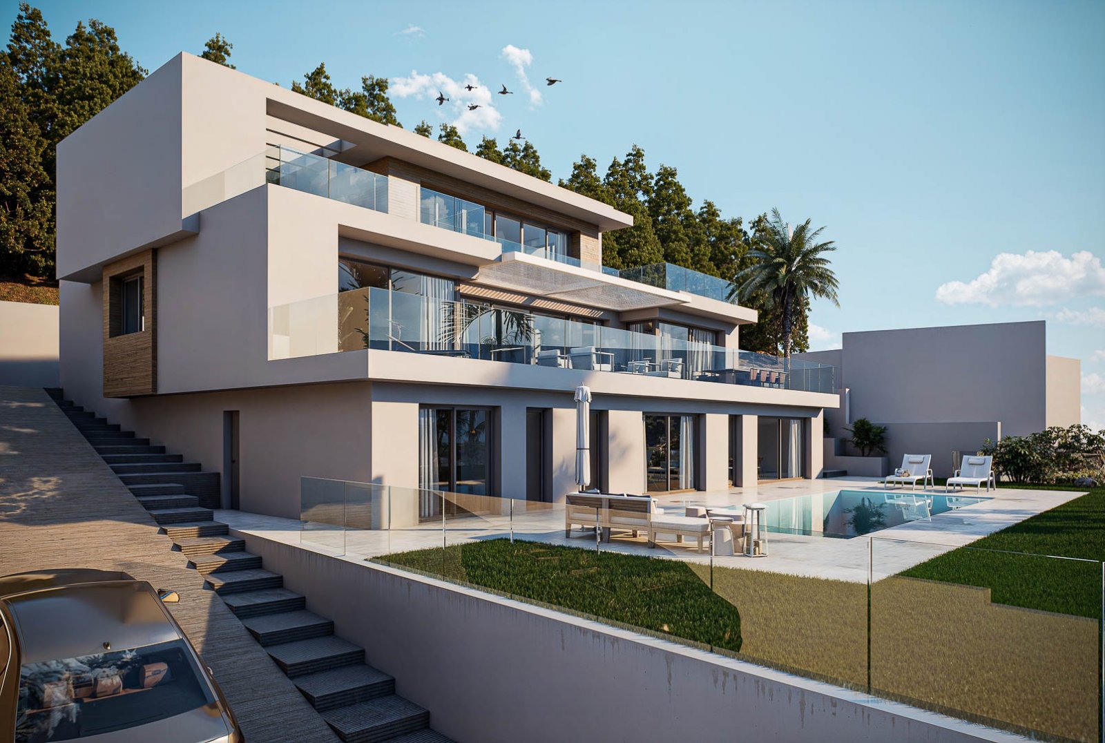 C4XY8254ALT Renovierte Villa im Bauprojekt zum Verkauf in Altea Hills.