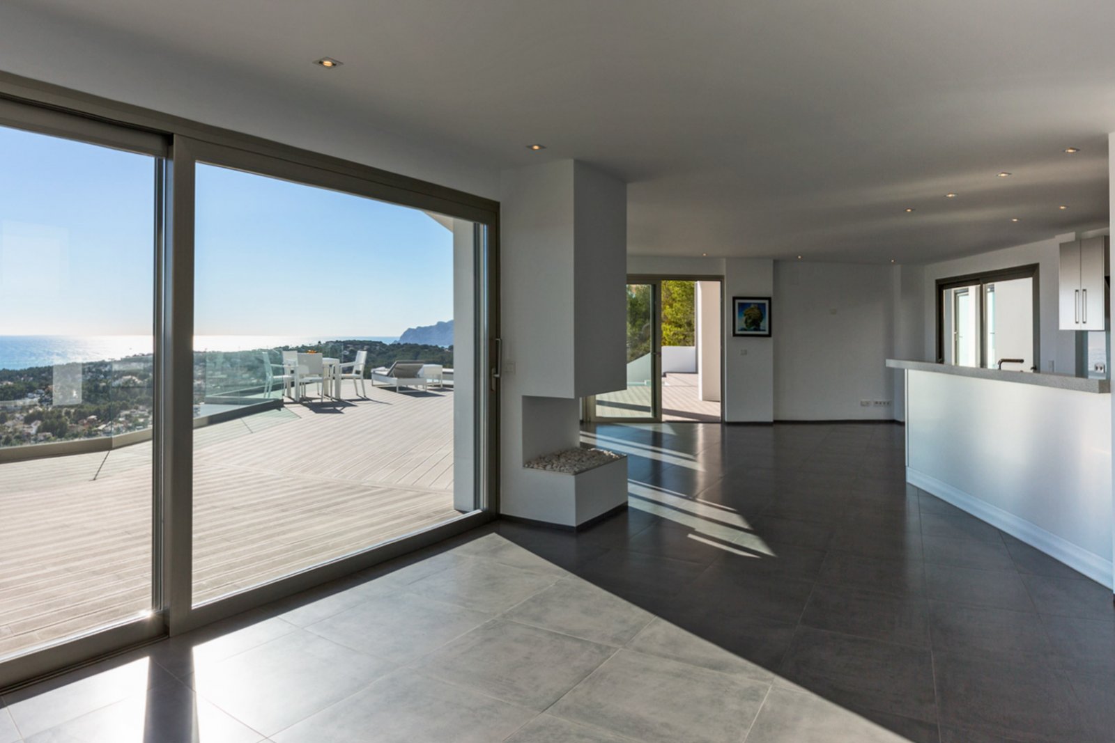 9002MOR Moderne Villa mit Panoramablick auf das Meer in Moraira zu verkaufen.
