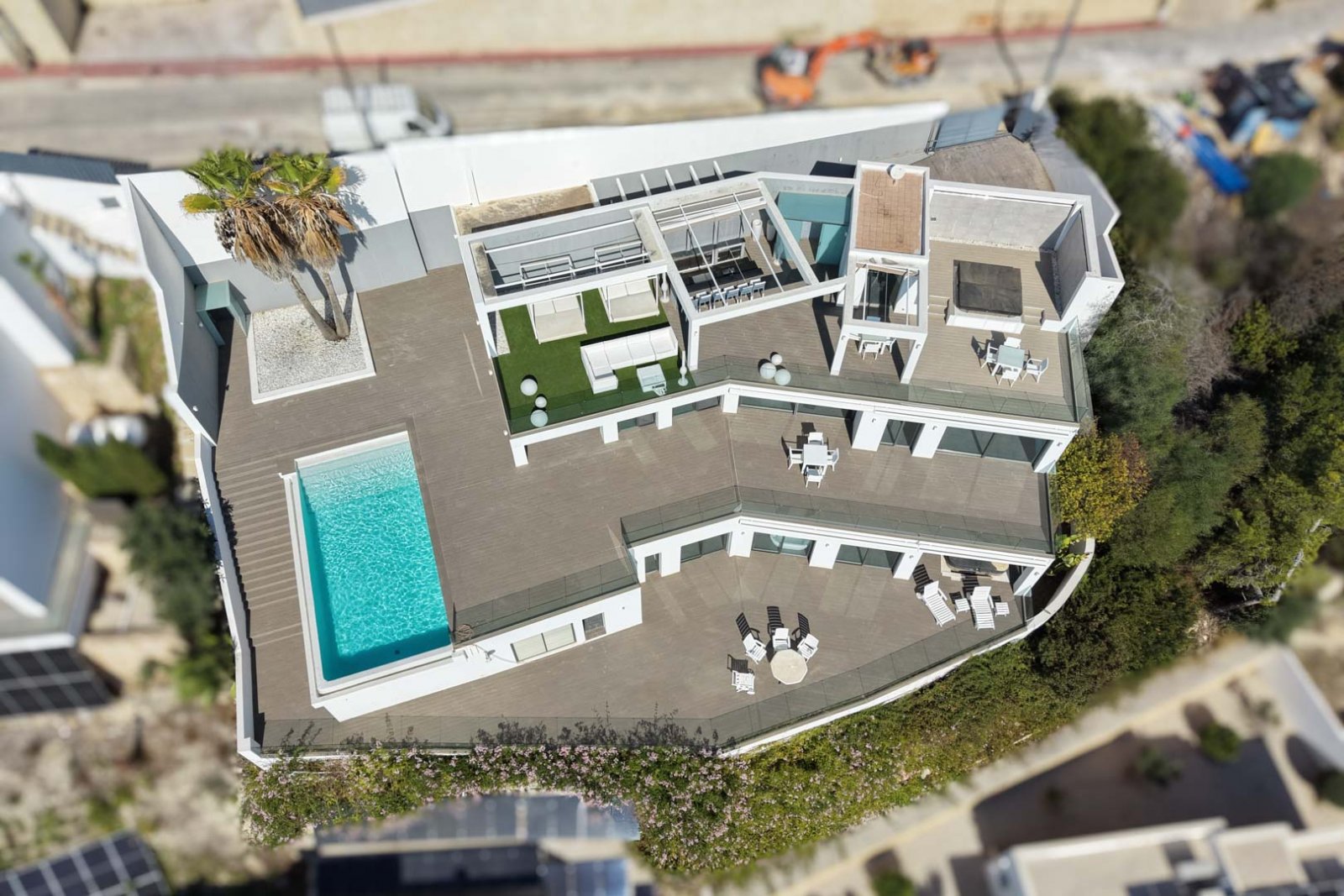 9002MOR Moderne Villa mit Panoramablick auf das Meer in Moraira zu verkaufen.