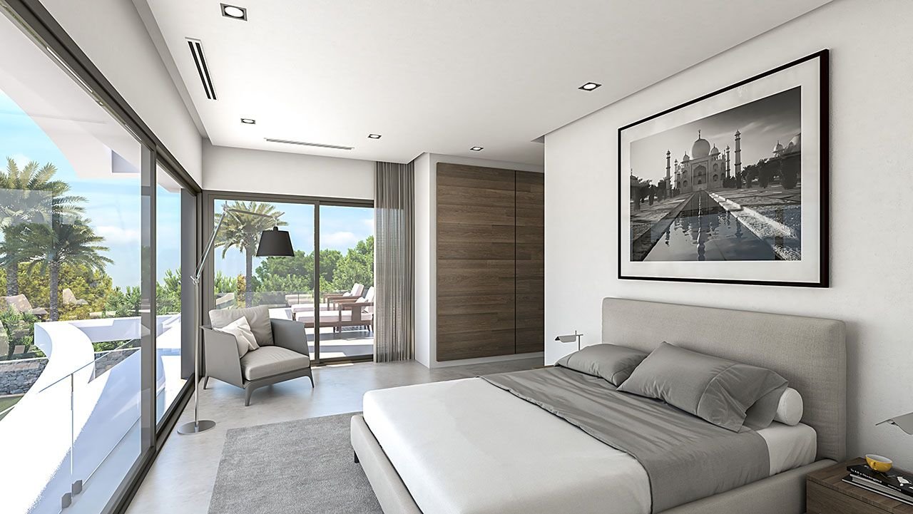 3511PEG Moderne neu gebaute Villa mit Meerblick in Pego zu verkaufen