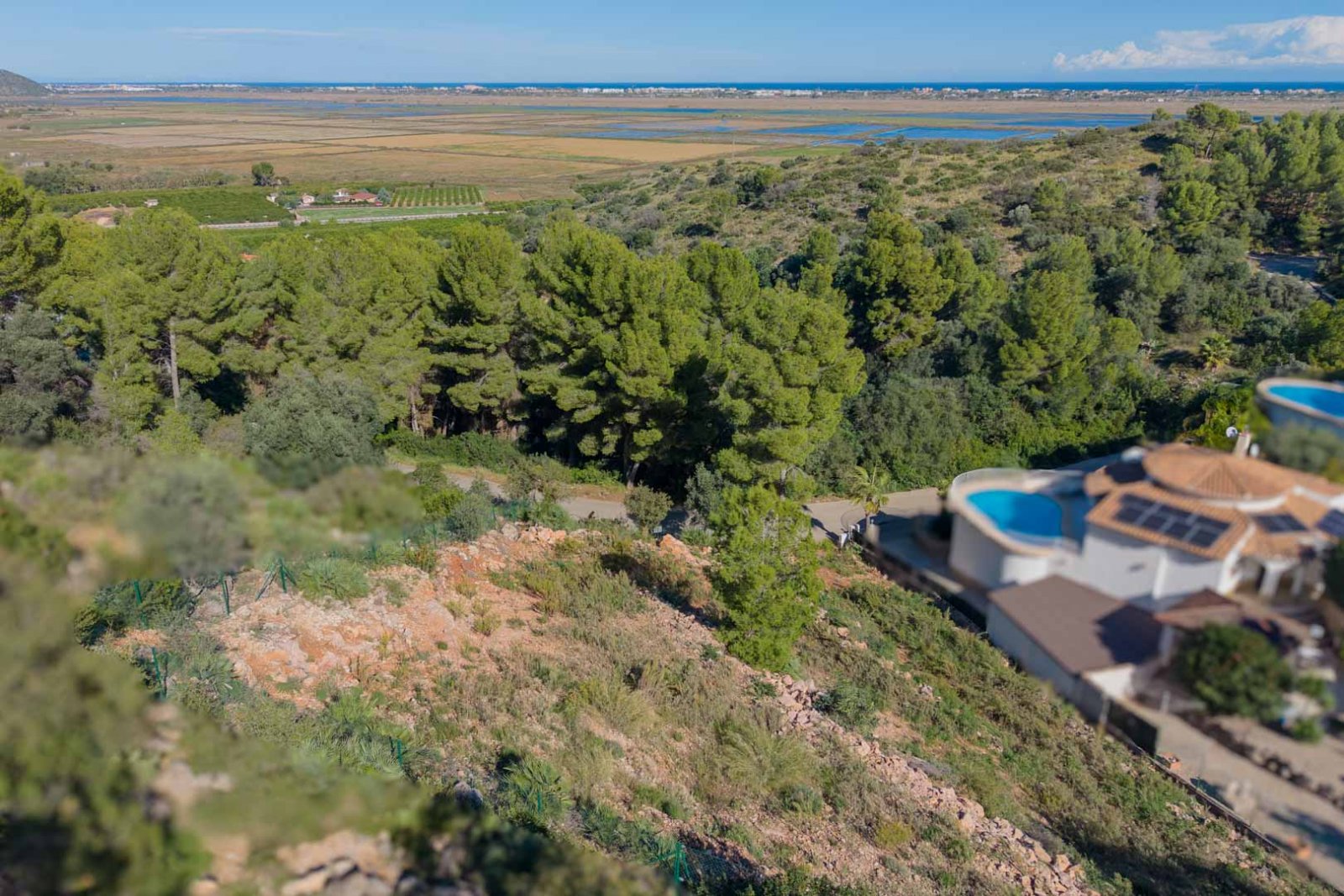 8220PEG Städtisches Grundstück mit Meerblick in Monte Pego zu verkaufen.