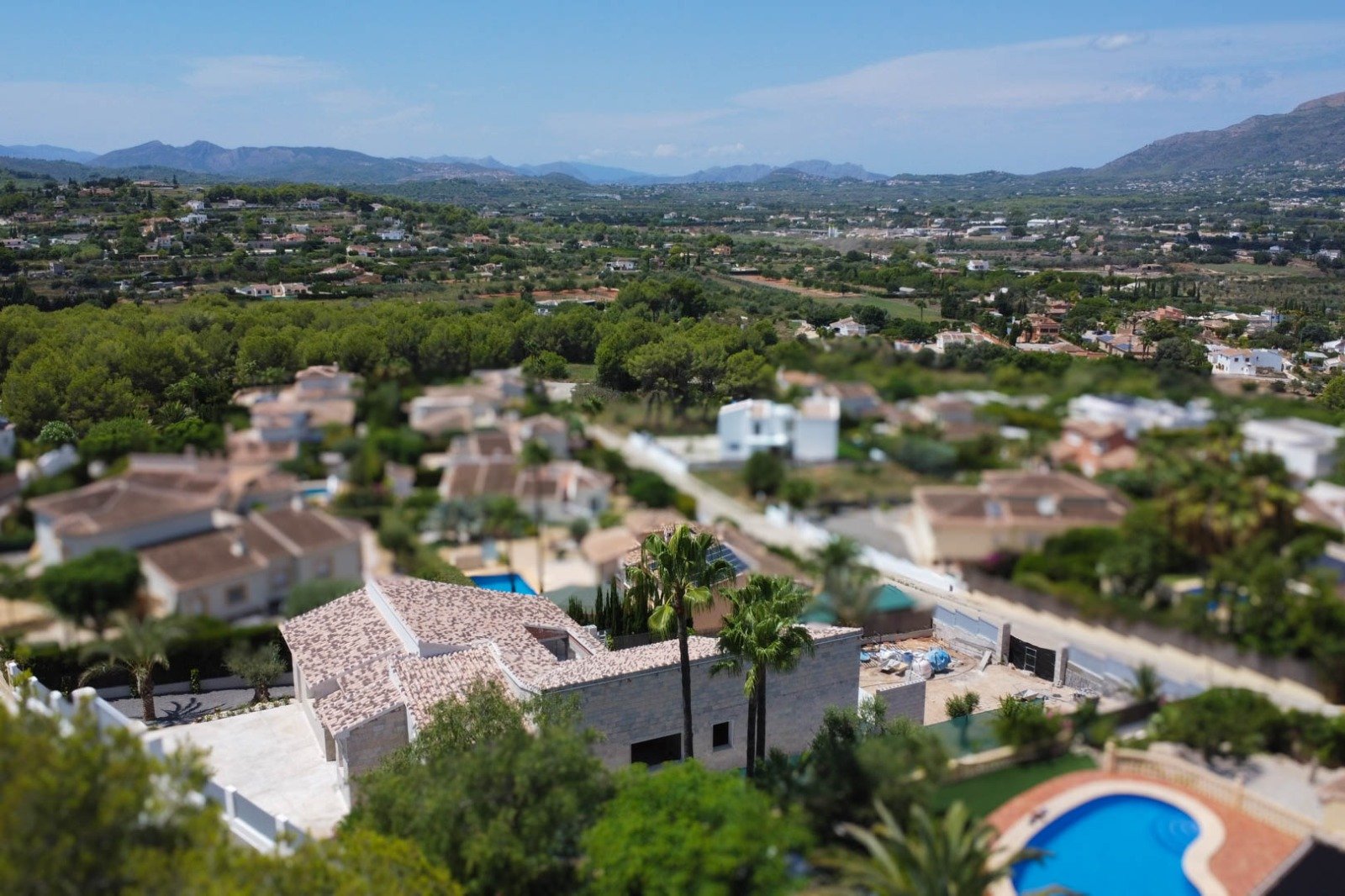 4551JAV Schöne traditionelle Neubauvilla zum Verkauf in Piver, Jávea