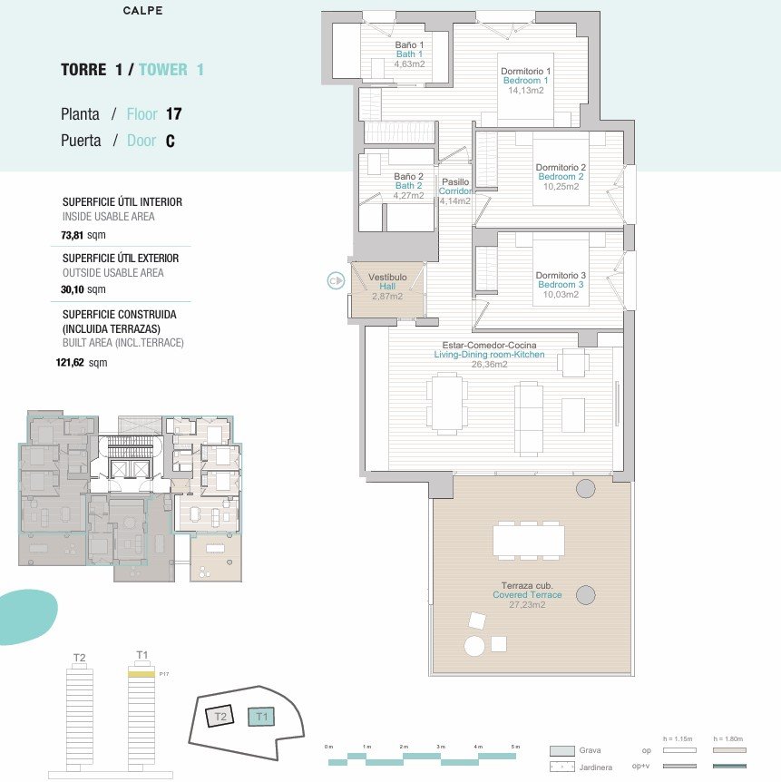 C4CY4505CAL Fantastische Wohnung mit Meerblick im Bau in Calpe