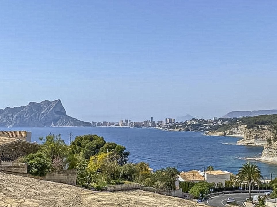 4299BEN Luxuriöse Neubauvilla mit fantastischem Meerblick in Benissa zu verkaufen