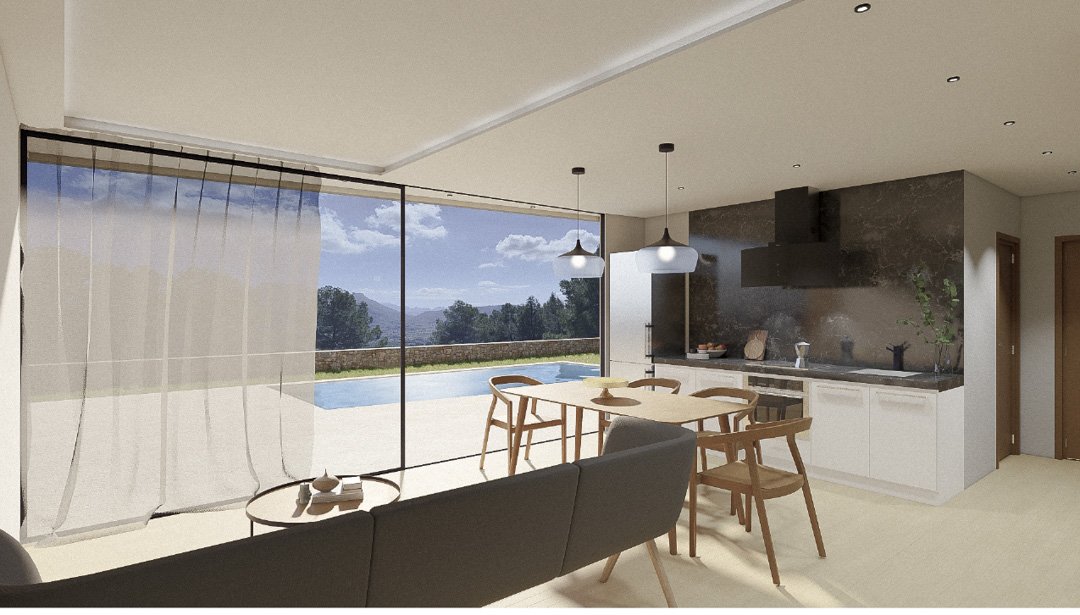 4313ALC Moderne Villa im Bau zum Verkauf in Alcalali