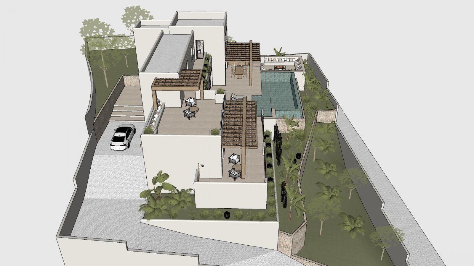 4587BEN Luxuriöse Neubauvilla mit Meerblick zum Verkauf in Benissa