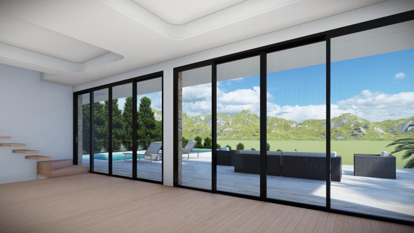 6369ALT Schöne moderne Neubauvilla mit Meerblick zum Verkauf in Altea Hills