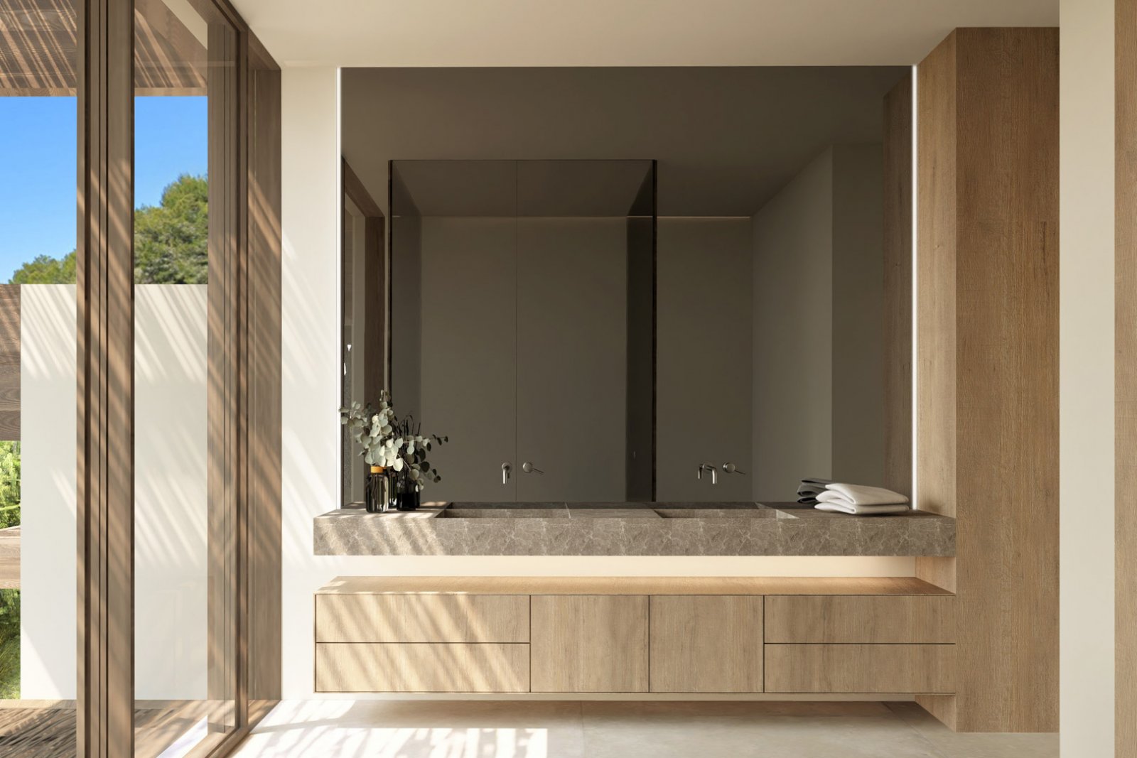 OFF6390BEN Schöne geräumige Neubauvilla mit Meerblick in Benissa zu verkaufen